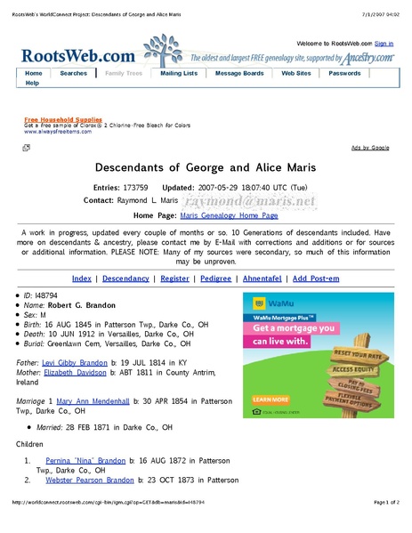 File:RootsWeb's WorldConnect Project Descendants of George and Alice Maris RGB Page 200707010402.pdf